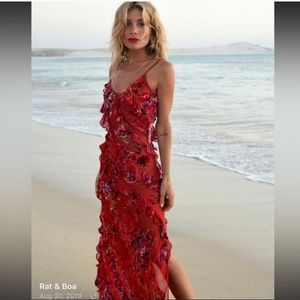 Rat & Boa Maribou Maxi Dress